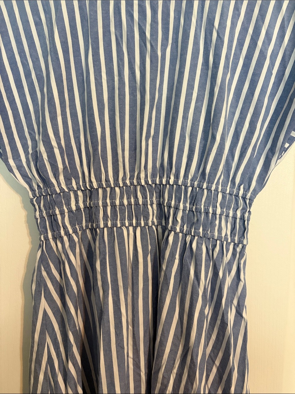 Blue and White Striped Dress - Picture 5 of 5